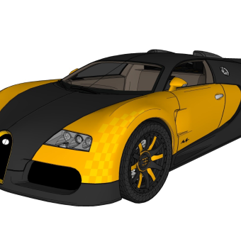 超精细汽车模型 布加迪威龙 EBVEYRON